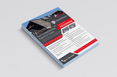 Sidd Roof Flyer Design flyer graphic design