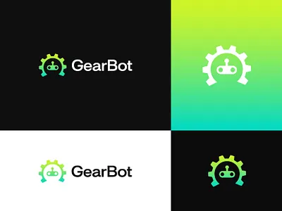 GearBot Logo Design, Bot logo, Gear logo, AI, Tech, Modern abstract logo ai logo bot gear logo bot logo branding business logo company logo corporate creative logo design gear logo gearbot logo design lettermark logo logo logo design logomark modern logo saas logo tech logo web3 logo
