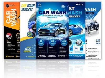 Creative Car Wash flyer auto service design automotive flyer black friday poster black friday sale flyer branding design business flyer car care branding car wash flyer car wash logo car wash poster creative logo designposterdezign discount design flyer design graphic design marketing design modern logo professional poster design promotional poster sale campaign design