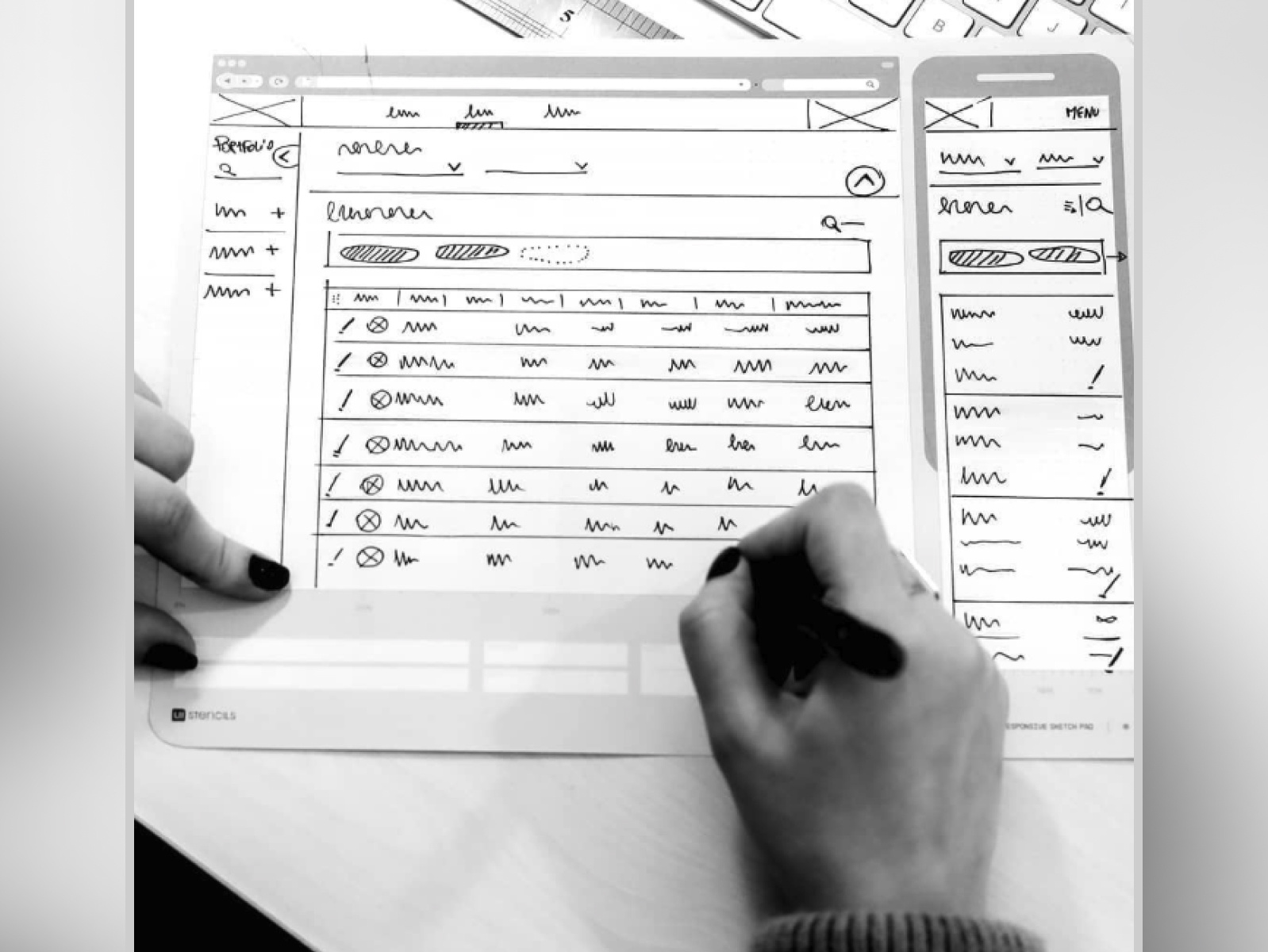 Pen & Paper design drawing ideation lowfi mobile penandpaper product design productdesign responsive sketch sketching ui ux wireframes