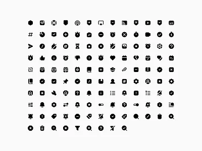 Solid Iconography - Lookscout Design System design icon set iconography icons solid ui user interface ux vector