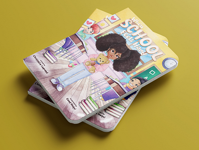 When School Feels Hard African American (Children's Book) african american amazon kdp art bookcover character art childrens book cover childrens book illustration illustration kdp kidlit
