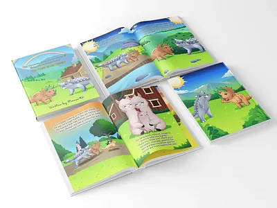 The Dynamic Dino Duo Kirin & Beau’s Fun Adventures™ art bookcover character art childrens book cover childrens book illustration illustration kdp