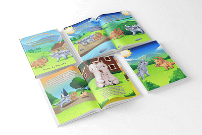 The Dynamic Dino Duo Kirin & Beau’s Fun Adventures™ art bookcover character art childrens book cover childrens book illustration illustration kdp