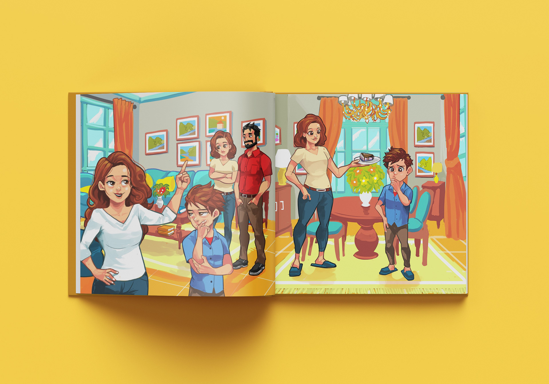 Example of Cartoon Style Children’s Book (32 Pages)