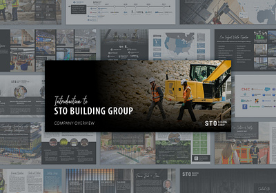 Intro Book — STO Building Group branding design graphic design marketing typography