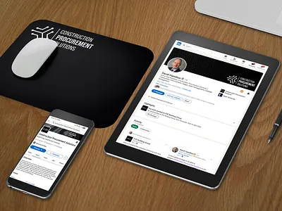 Branding Applications — Construction Procurement Solutions branding graphic design print social media