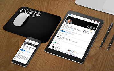 Branding Applications — Construction Procurement Solutions branding graphic design print social media