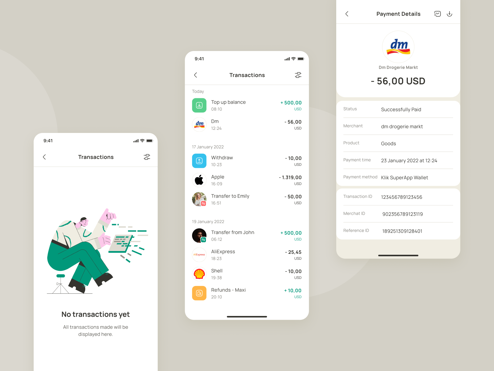 Example of Mobile App UX/UI Design