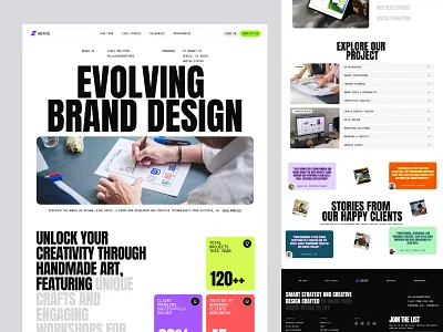 Weave - Creative Digital Agency agency branding company creative design development digital elementor framer landing marketing page startup ui webflow website wordpress