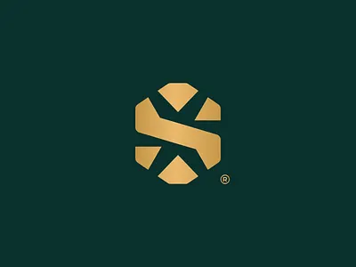 Logo Mark ( Letter S + Diamond ) design icon initials logo jawelry logo mark monogram logo