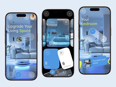 AI - Smart Home Mobile App Design b2b best app design device management home home station innovation inventory ios lightning luxury mobile mobile app mobile app design monitoring remote control smart smart device smart home mobile app smart house smarthome