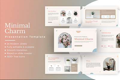 Minimal Charm Presentation Template business clean corporate creative deck design education google infographic layout marketing minimal modern pitch powerpoint presentation professional slides startup template