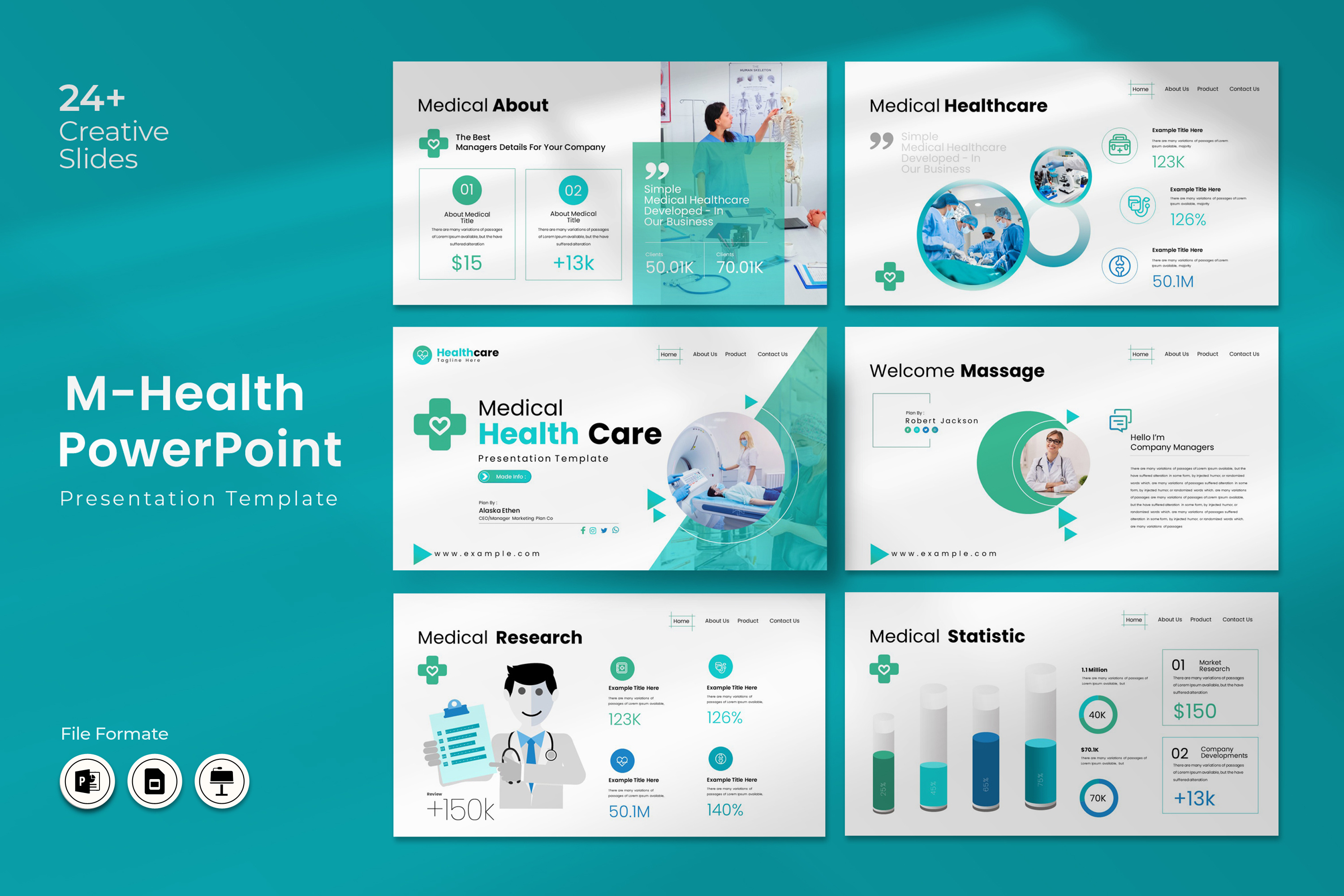 Medical Health Care Presentation clinic design doctor health hospital layout medical modern pharmecy template