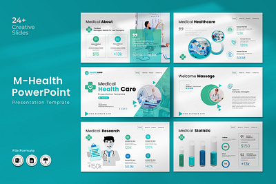 Medical Health Care Presentation clinic design doctor health hospital layout medical modern pharmecy template