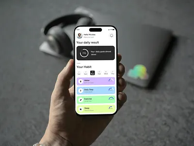 Habit Tracker Mobile App ai app app design application application ui design fitness habit habit app habit tracker mobile mobile app design planner shakil track ui uiux designer web design workout