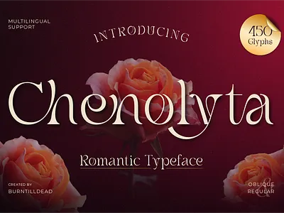 Chenolyta beautiful serif branding classy font custom font editorial branding elegant serif feminine font font font design font style free font love theme luxury font magazine font modern romantic font romantic serif valentine font vintage romance wedding font
