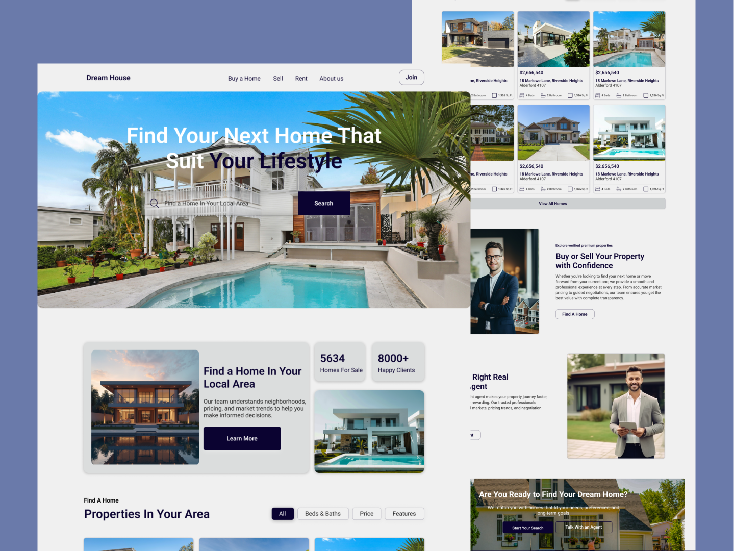 Real Estate Website Design | web design agency website business website framer landing page design real estate real estate website design ui uiux design web design web development webflow website website design website development website ui design wordpress