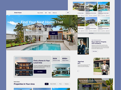 Real Estate Website Design | web design agency website business website framer landing page design real estate real estate website design ui uiux design web design web development webflow website website design website development website ui design wordpress