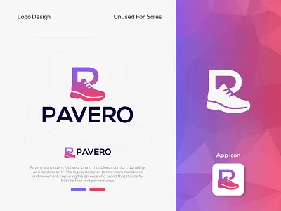 Pavero – Footwear Logo Design animation branding business logo design illustration logo logo design minimalist logo mobile modern logo print typhography vector web design