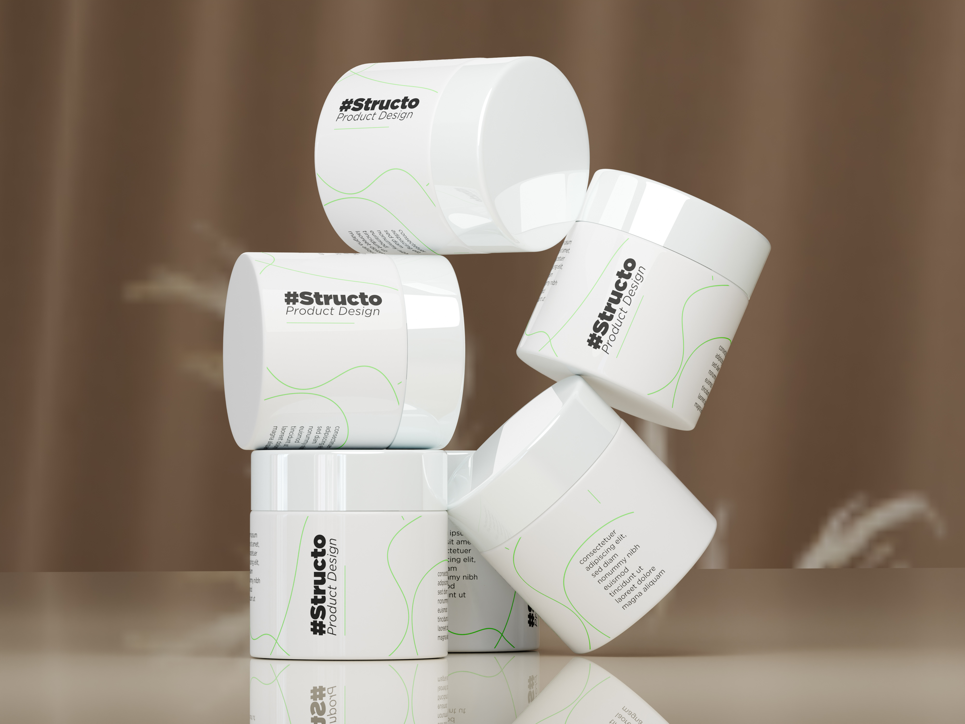 Example of 3D Cosmetics Product Rendering