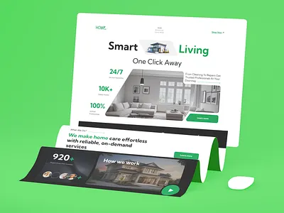 Home Cleaning Service | Home Service Website Design 3d animation branding graphic design logo motion graphics ui