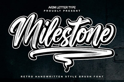Milestone Font 3d animation app branding design graphic design illustration logo motion graphics typography ui ux vector