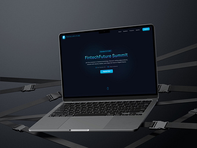 Fintech Landing Page figma landing page ui web page