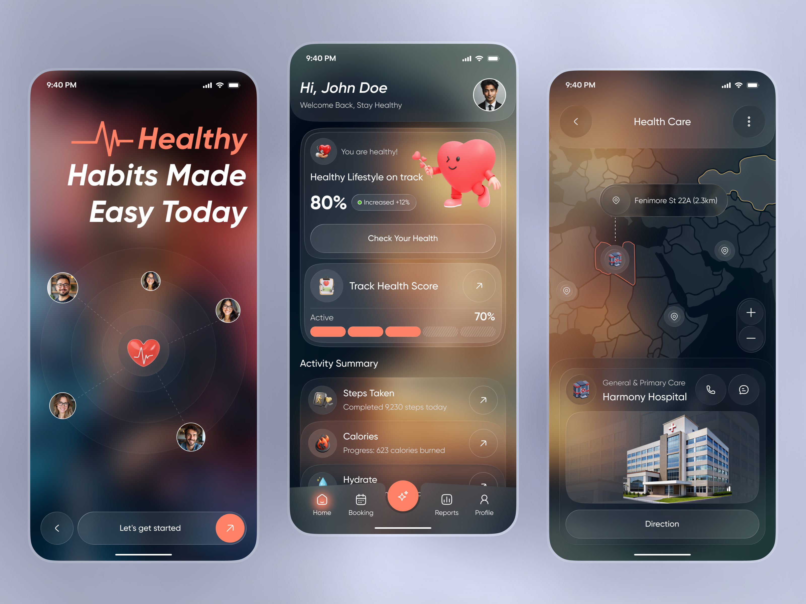 Example of Health Mobile App Design And Development