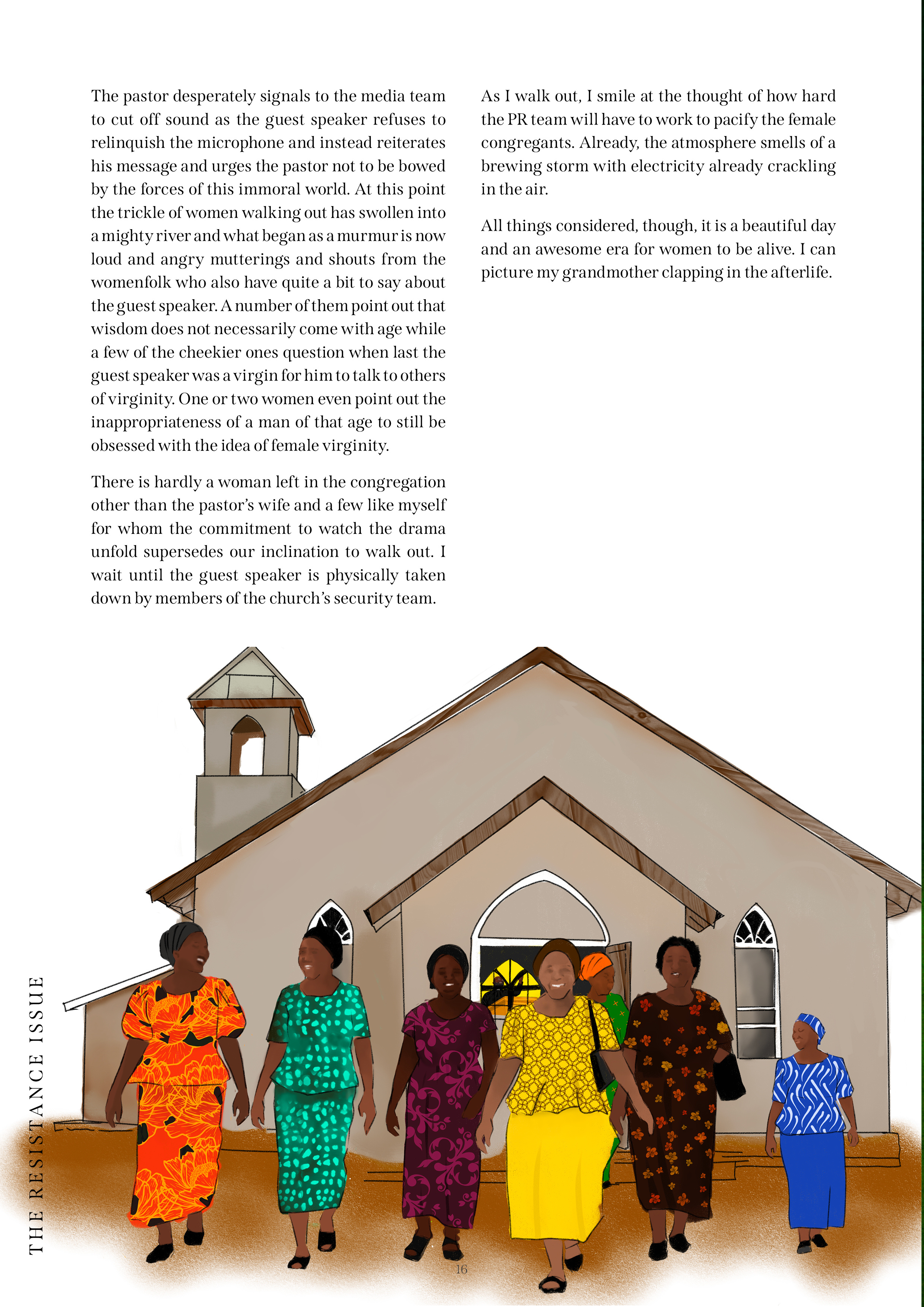 Example of Magazine Layout Design And Illustration