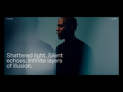 Webflow: Interactive Glass Shader 3d animation app branding design em graphic design idea illustration landing page logo minimal motion graphics ui ux web design webflow website