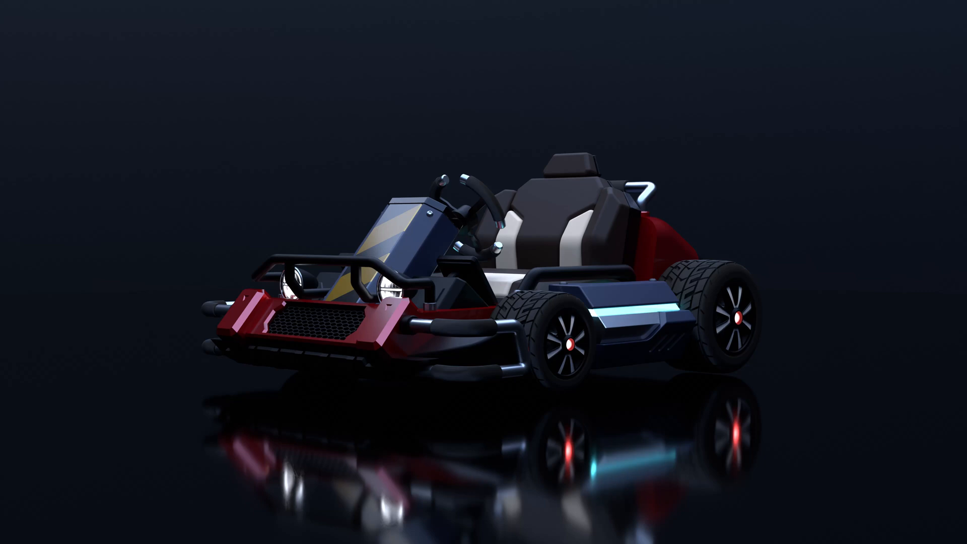 Example of Partice Kart V1 3D Design | 연습카트 V1 3D 디자인
