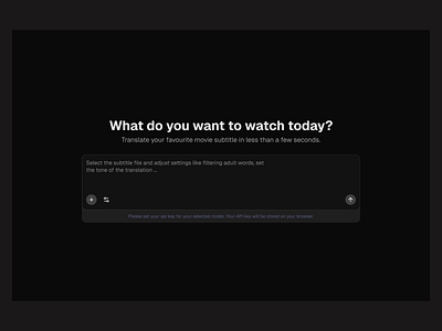 Subtitle Generator: Next.js app 3d app application branding design em graphic design idea illustration landing page logo minimal next.js ui ux web app web design website design