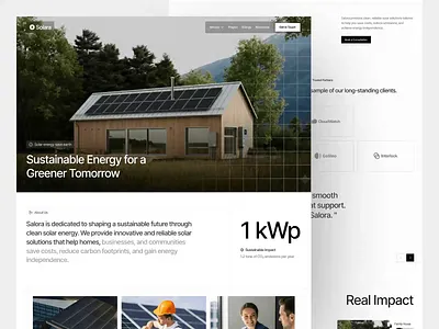 Solara – Sustainable Energy Website energywebsite renewableenergy solarenergy sustainabilitydesign ui uiux ux website
