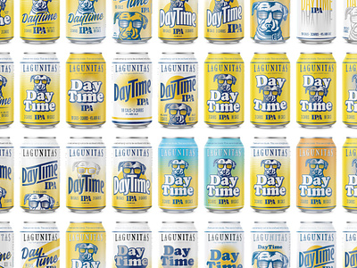 Daytime IPA beer branding brewery can daytime design dog ipa label lagunitas lettering lockup packaging retro summer sun sunglasses type typography vintage