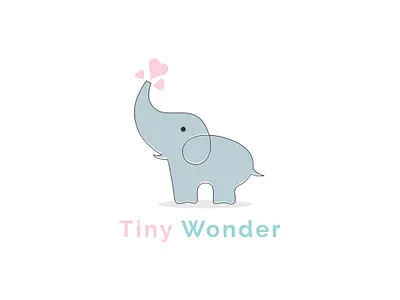 Tiny Wonder- Wonderfully Little, Wonderfully Loved branding graphic design logo