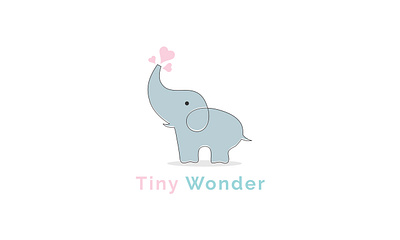 Tiny Wonder- Wonderfully Little, Wonderfully Loved branding graphic design logo