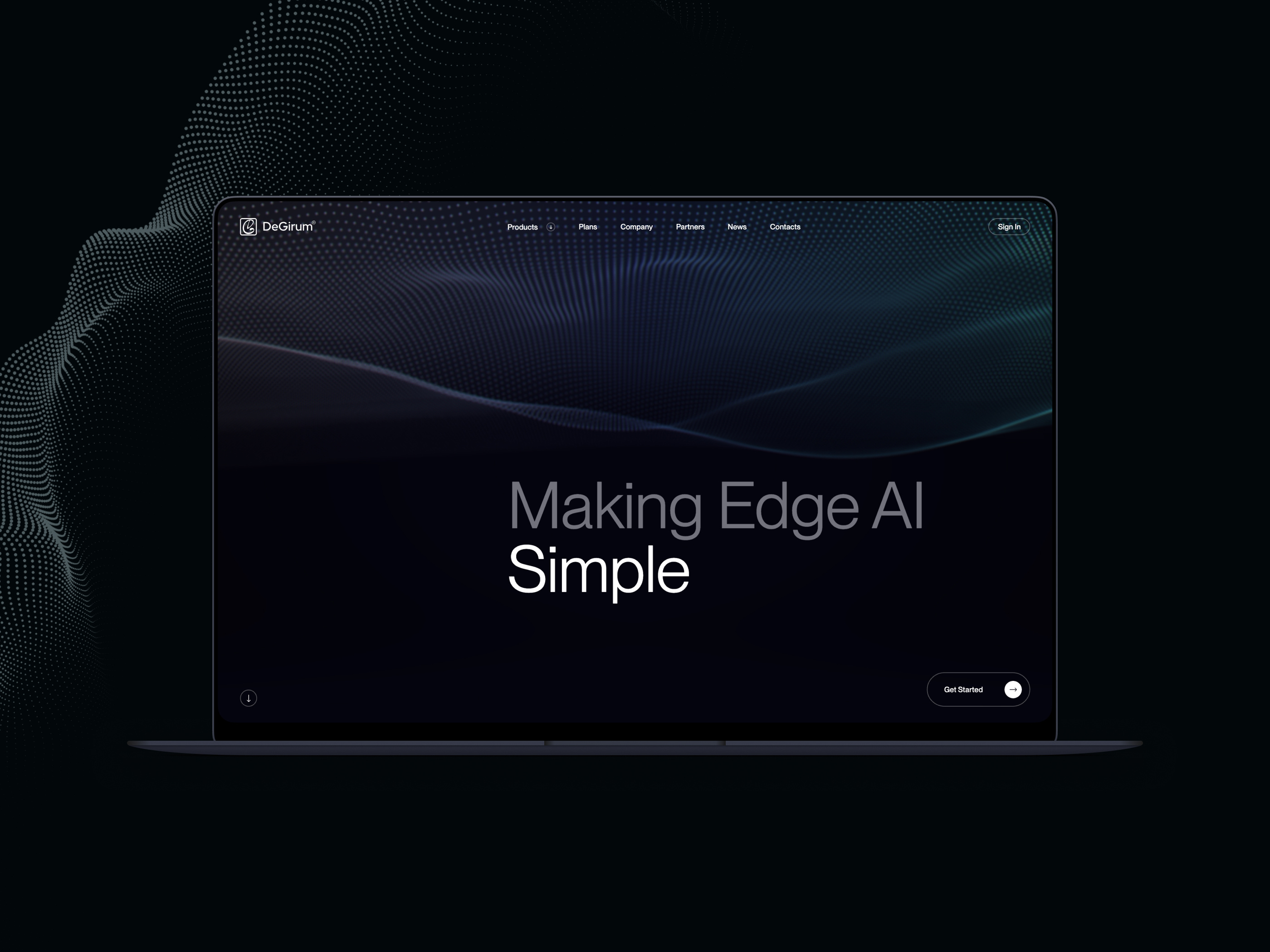 Example of DeGirum Corporate Website + Customer Portal