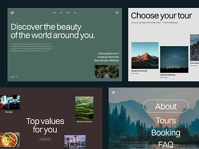 Luxury Travel Agency Landing Page clean web design creative website landing page modern website popular travel website ui ui ux design ux web animation web design web design inspiration web ui website design
