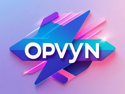 Dynamic Gradient Tech Logo 3d animation branding graphic design logo motion graphics ui