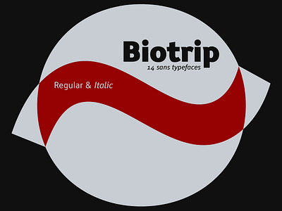 Biotrip: Humanist Sans Family Fonts alternates arrows bitcoin branding currencies display editorial friendly headtitles humanist italics latin extended a logos magazines media minimalist open type organic packaging sans serif