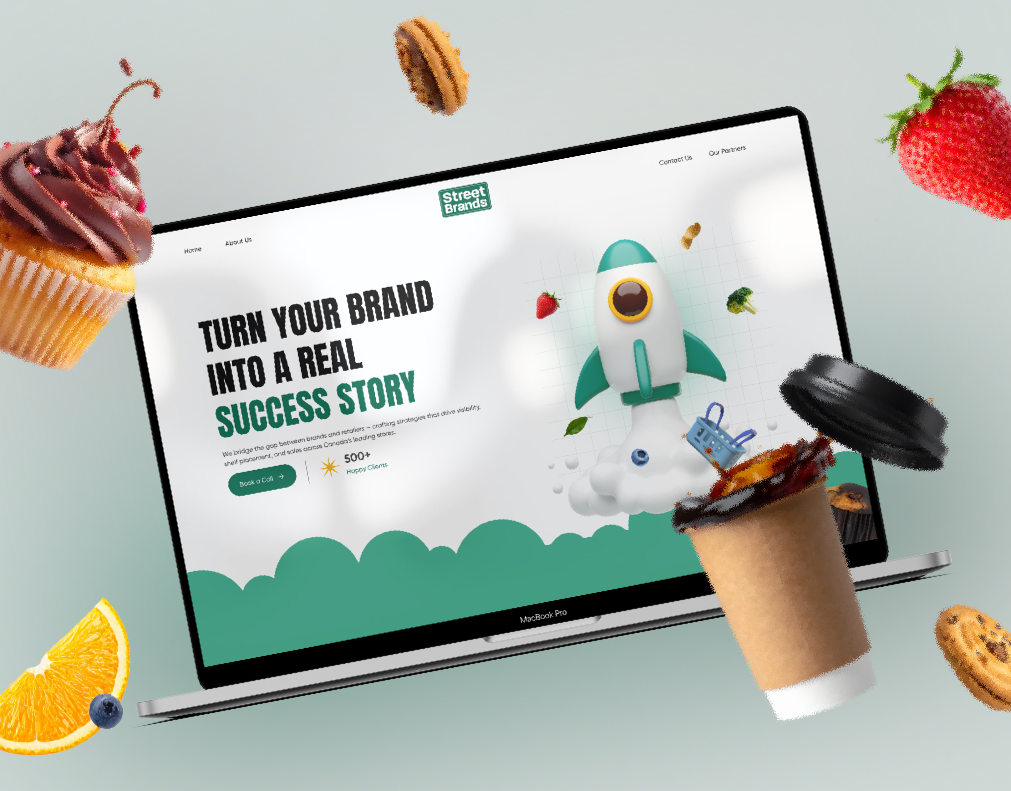 Street Brands appre branding business canadian colorful creative direction food graphic design landing page modern natural products responsive snacks street trending uiux design visual design website design wordpress