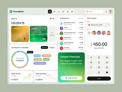 Fintech Banking App Dashboard app design application design banking app financial app fintech mobile mobile app mobile app design mobile ui modern ui popular ui design ui ux