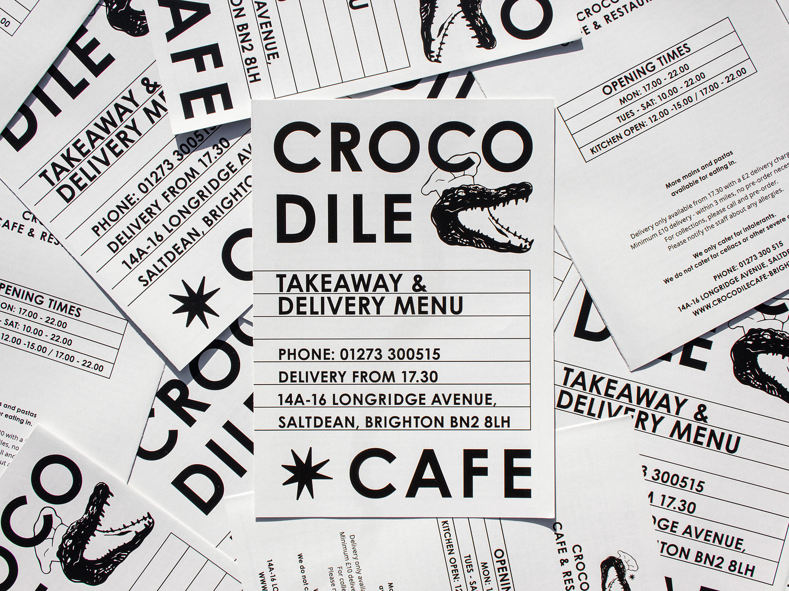 Crocodile Cafe Flyer by Nayari Cepeda on Dribbble