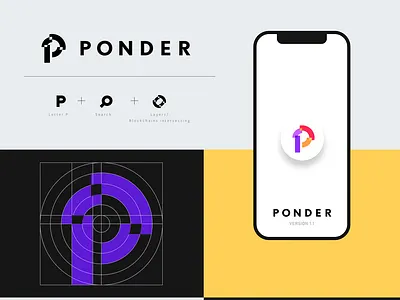 Ponder | Logo Design branding graphic design logo