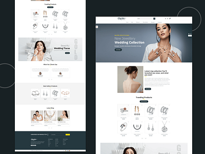 💎 Elegant Jewellery E-Commerce Website Design animation branding design graphic design illustration logo motion graphics ui ux vector