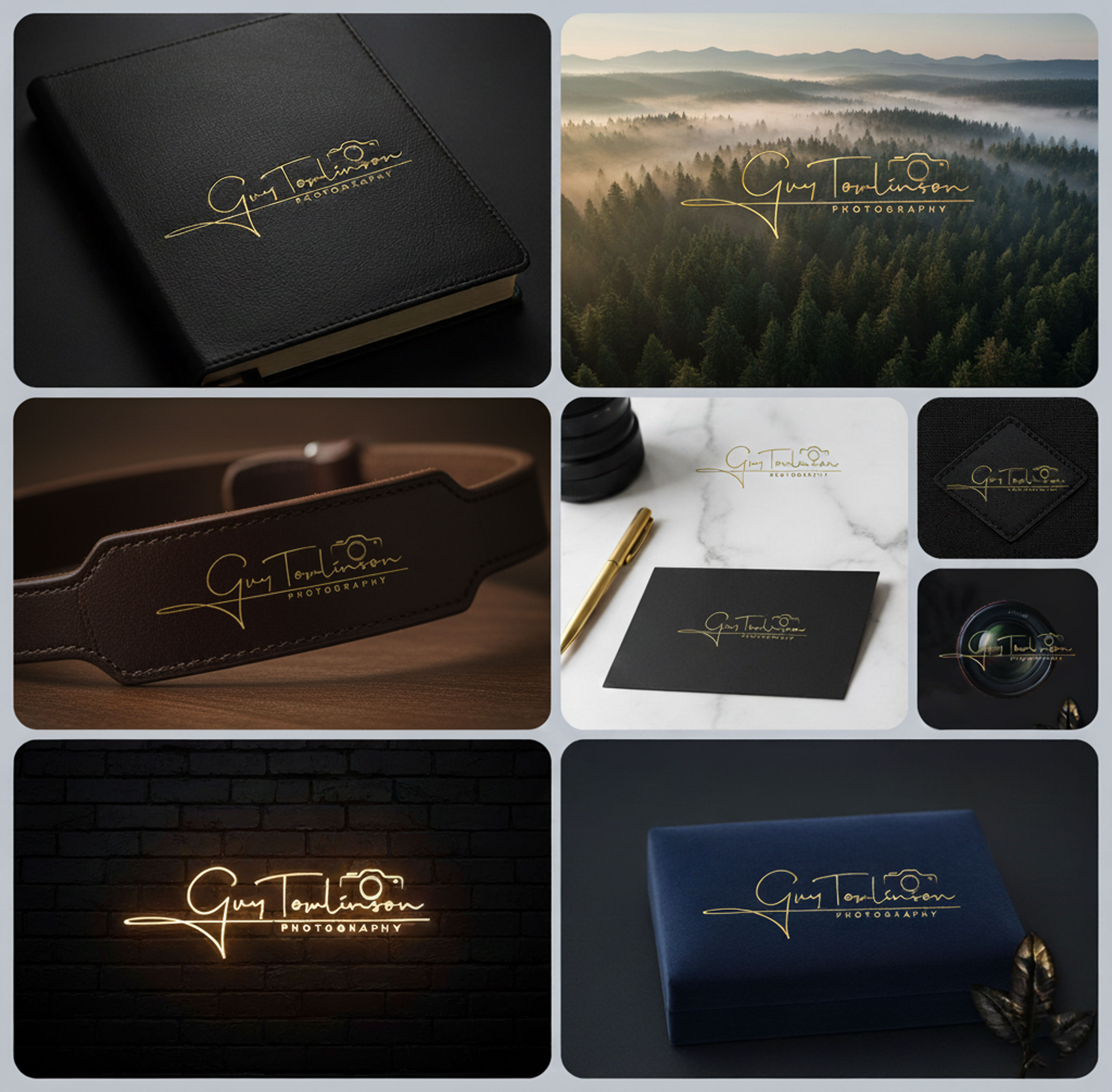 Guy Tomlinson Photography - Brand Identity brand designer brand identity branding elegant logo logofolio minimalist logo photography logo signature logo visual identity