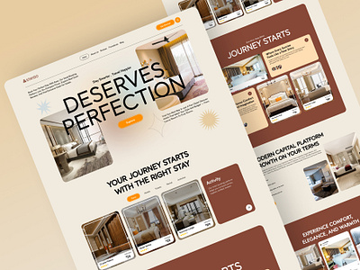 🏨 STAYGO — Premium Hotel & Travel Platform for a Perfect Stay booking booking system design home page hotel hotels landing landing page modern real estate reservation ticket tourism ui ux vacation web web design website design