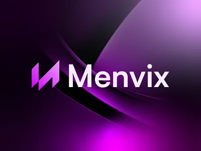 Menvix Modern M N Lettermark Logo for Crypto, Web3 & Fintech blockchain logo blockchain tech logo branding crypto branding crypto logo defi logo fintech logo futuristic logo lettermark logo logo logo design logo designer logos logotype saas logo startup identity startups tech identity tech logo web3 logo