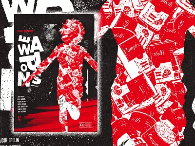 Weapons - Alternative Movie Poster campbells eroded gritty movie noise poster run thriller vector vintage weapons witch